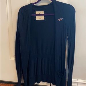 Navy Blue Hollister Cardigan
